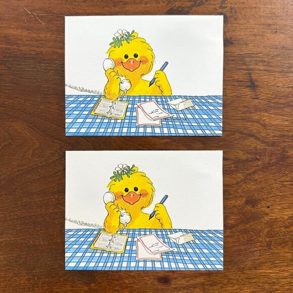 Suzy’s Zoo Series Linen Notecards - Picture 2 of 16